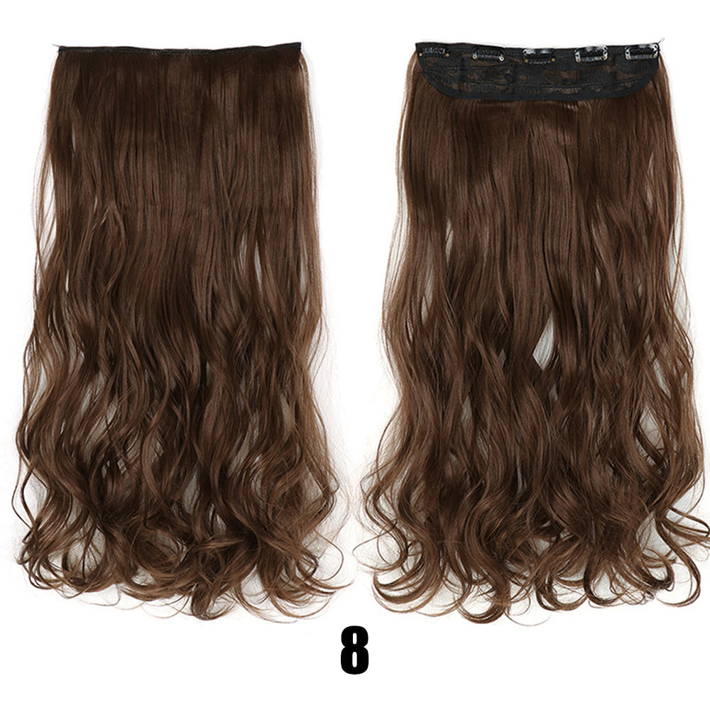 Women's Big Wavy Long Curly Hair Extensions Are Naturally Fluffy And No Trace