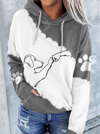 Women's Fashion Digital Printed Hoodie