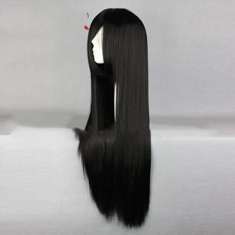 80cm long straight hair