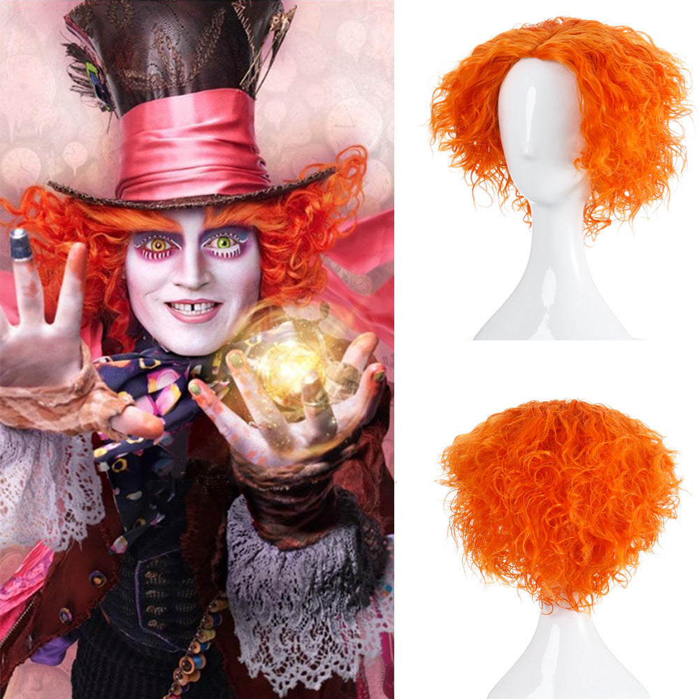 Anime Wig Wonderland 2 Mirror Adventure Mad Hatter Wig Synthetic Fiber Headgear