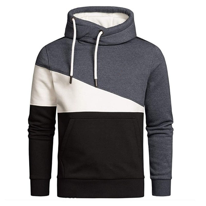 Cross Border European And American New Men'S Outdoor Sports Leisure Color Matching Pullover