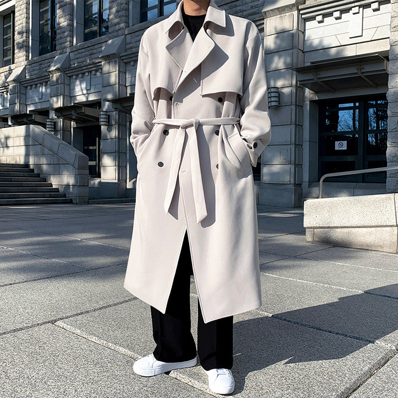 Loose And High Class Feeling Over Knee Coat