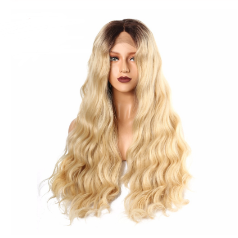 Long curly hair wig set