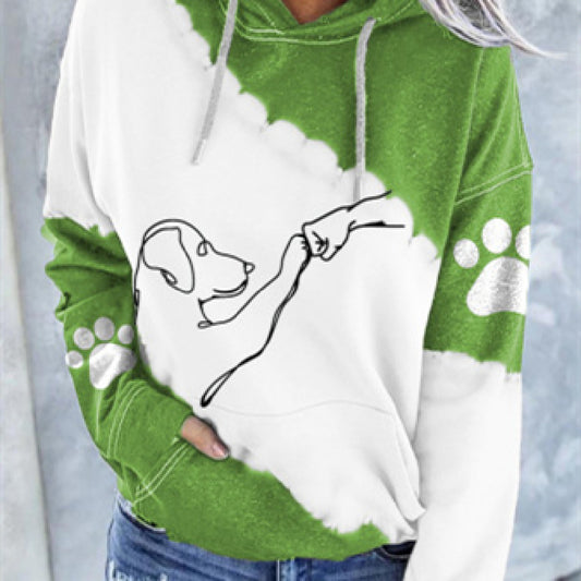 Women's Fashion Digital Printed Hoodie