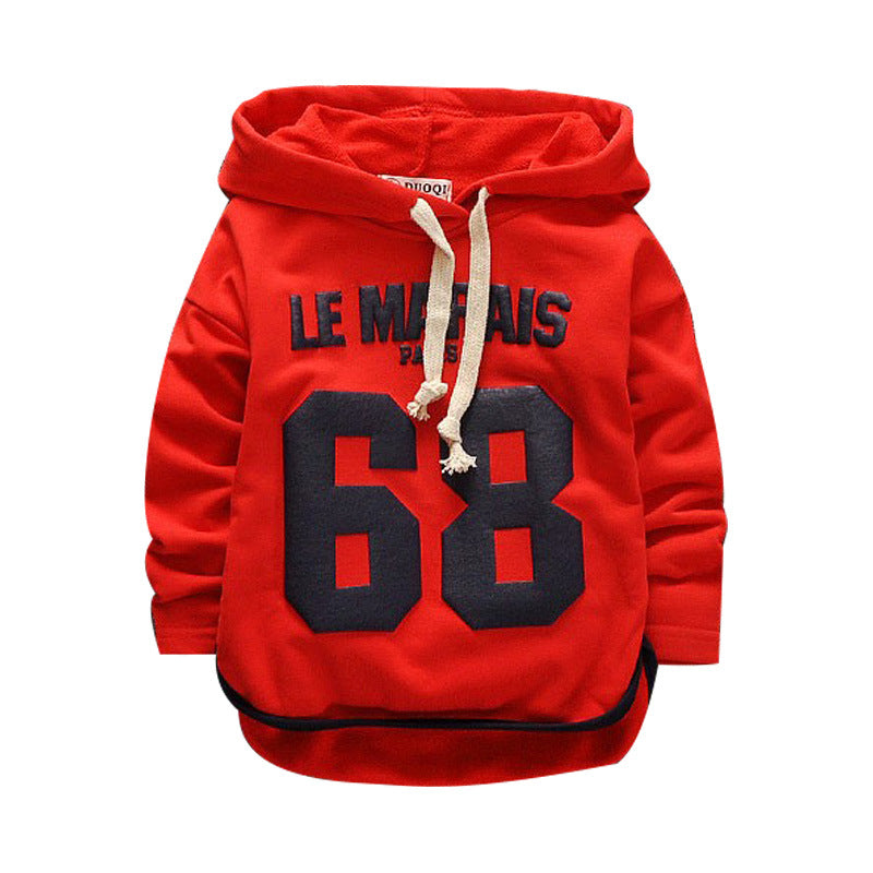 Cartoon casual digital print baby hoodie