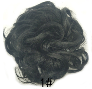 New Trendy Design Women Wavy Curly Messy Hair Bun Synthetic