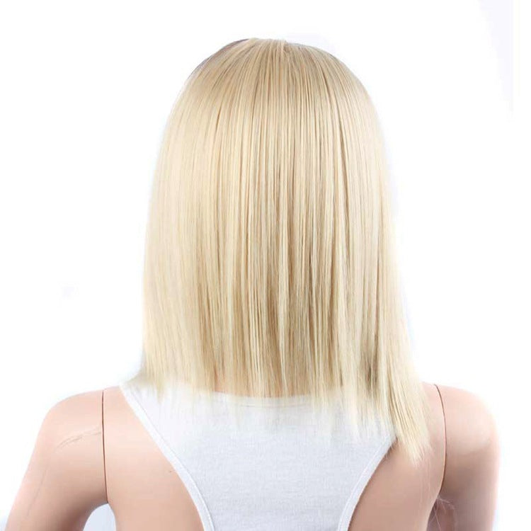 Fashionable BOBO head gradient color wig