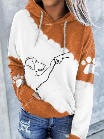 Women's Fashion Digital Printed Hoodie