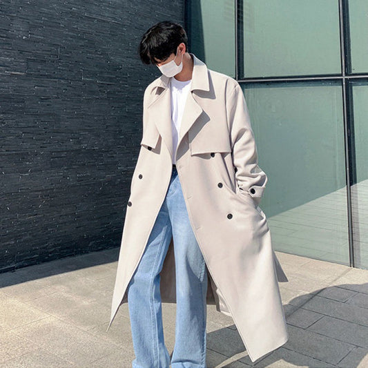 Loose And High Class Feeling Over Knee Coat