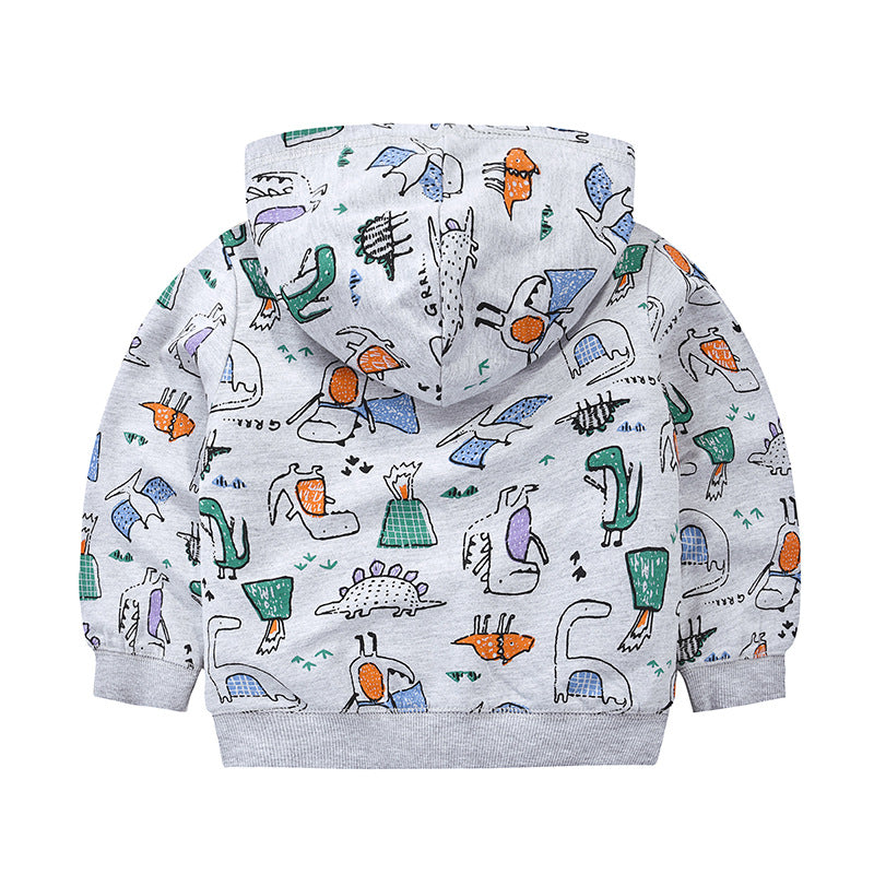 Children's Jacket Full Print Boys Sweater