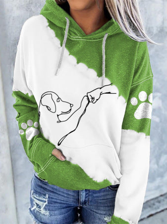 Women's Fashion Digital Printed Hoodie