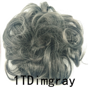 New Trendy Design Women Wavy Curly Messy Hair Bun Synthetic