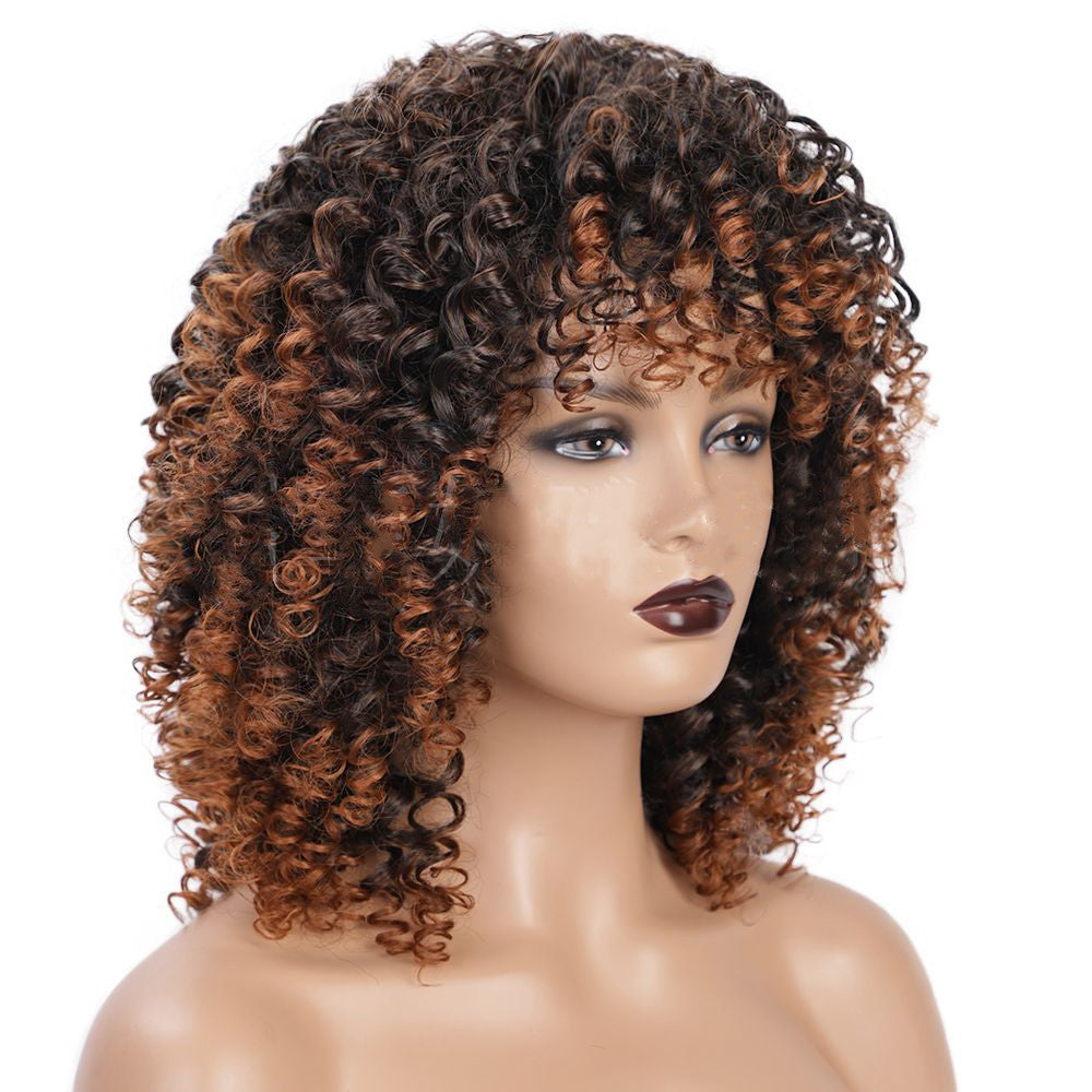 European Beauty Chemical Fiber Wig Headgear