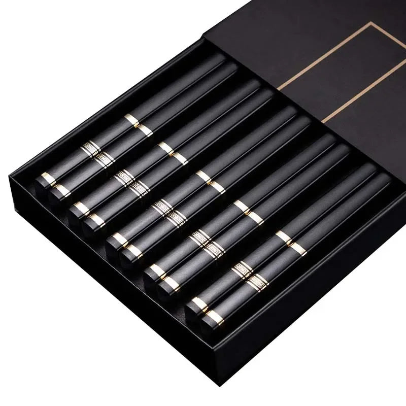 5Pairs High Quality Japanese Non-Slip Chopsticks