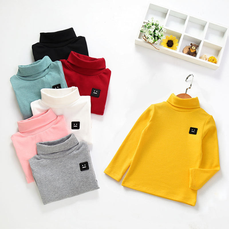 Children's Clothing New Baby Long-sleeved T-shirt Small And Medium Children's Tops