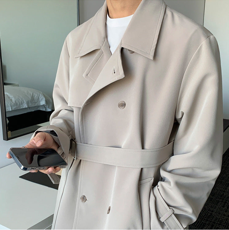 Men's Coat Trend British Temperament Korean Version