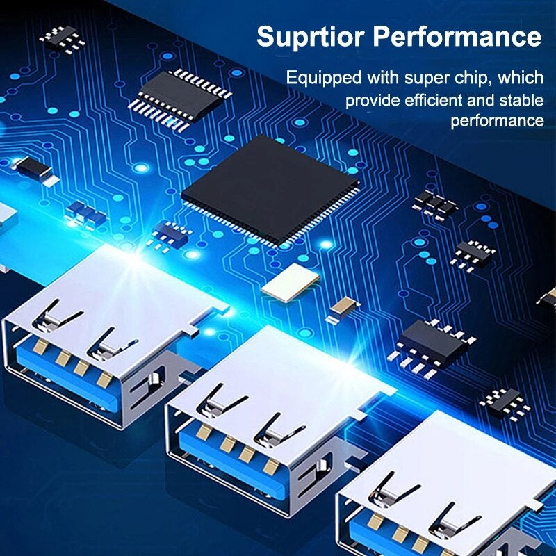 Type C Hub 5 IN 1 Multi Splitter Adapter