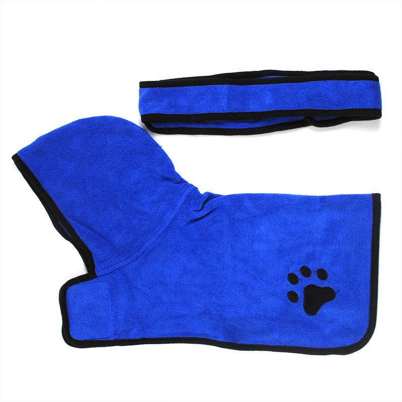 Absorbent Dog Bathrobe Towel