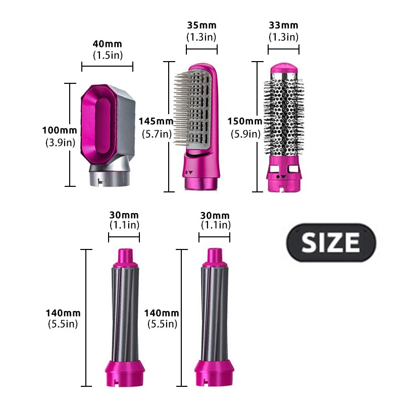 Hair Dryer Brush Set