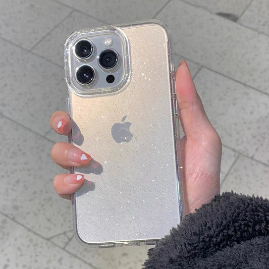 Glitter Clear Shockproof iPhone Case