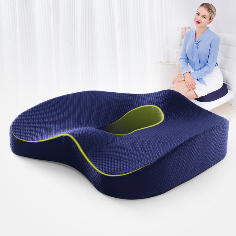 Memory Foam Seat Cushion with Back Support