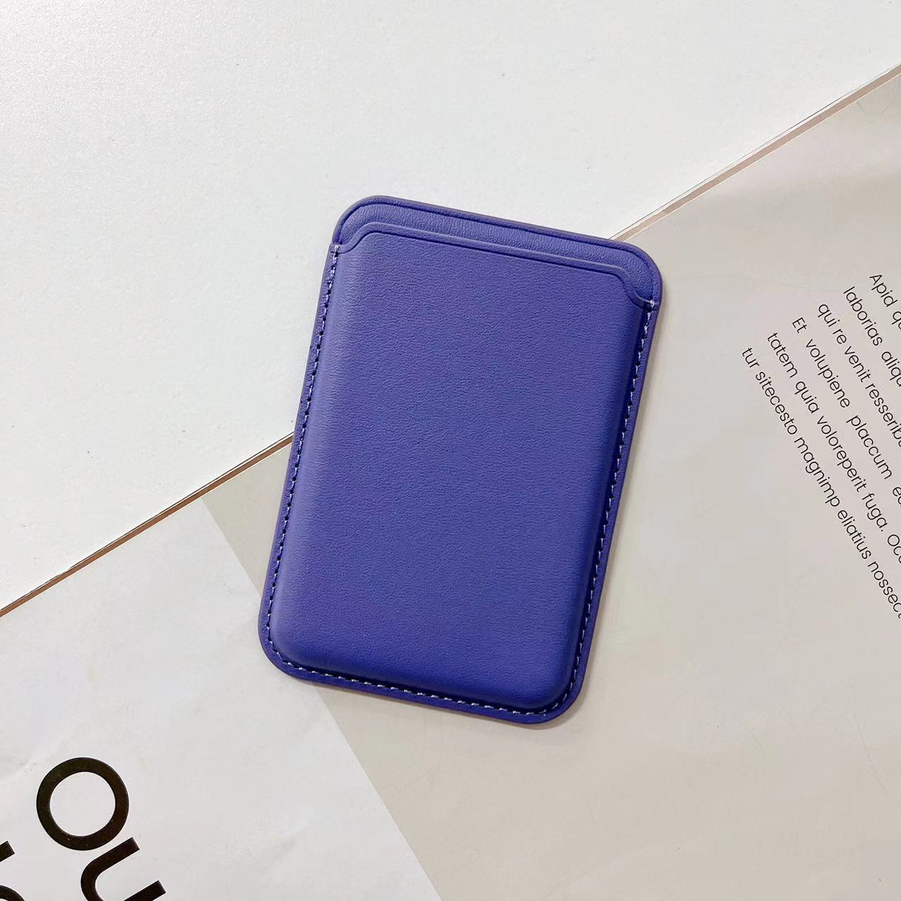 iPhone Magnetic Leather Card Holder for MagSafe