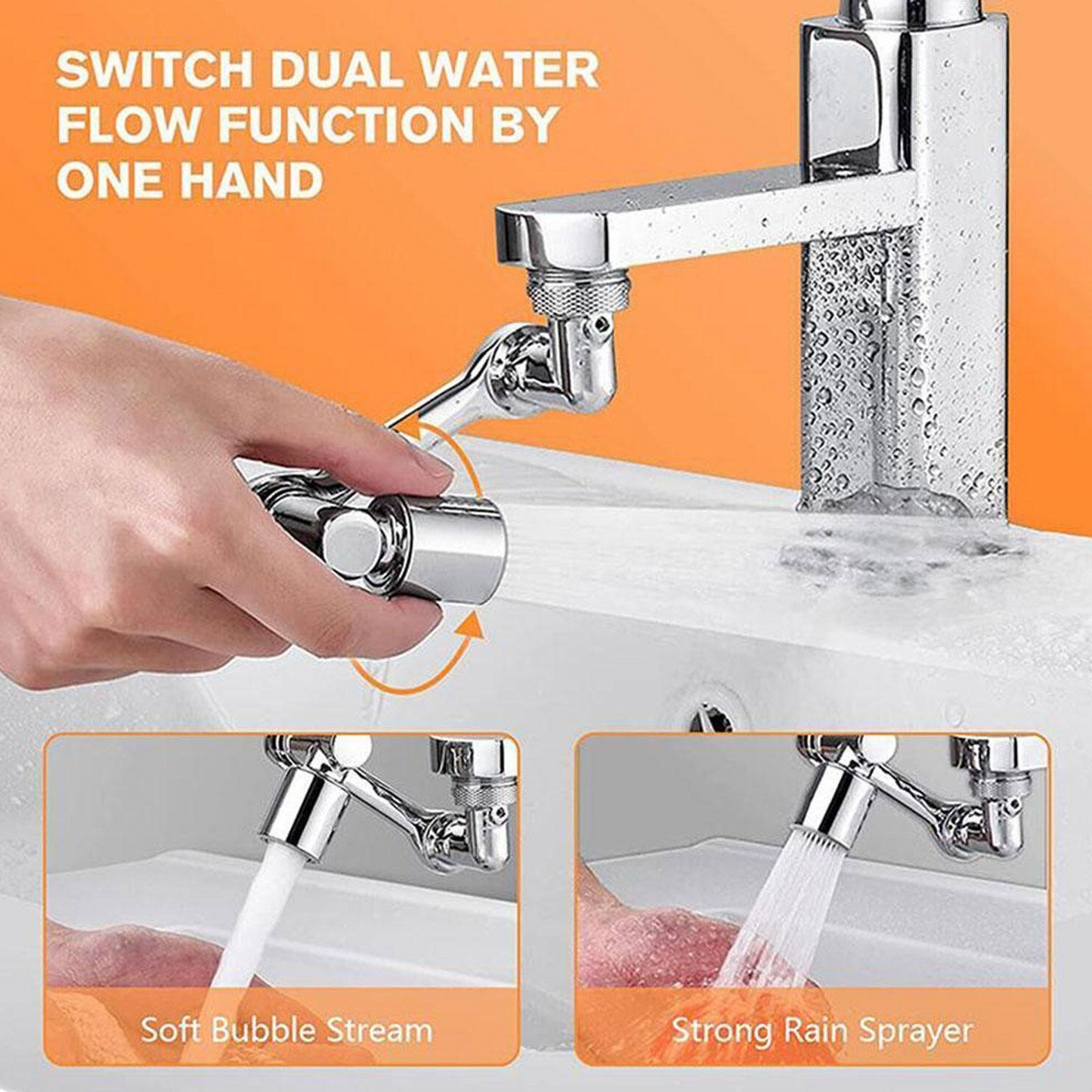 Arm Swivel Faucet Extension