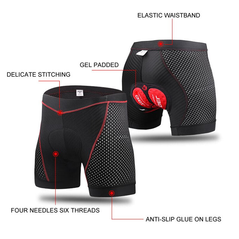 Padded Gel Cycling Underwear